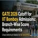 GATE 2026 Cutoff for IIT Bombay Admissions: Branch-Wise Score Requirements